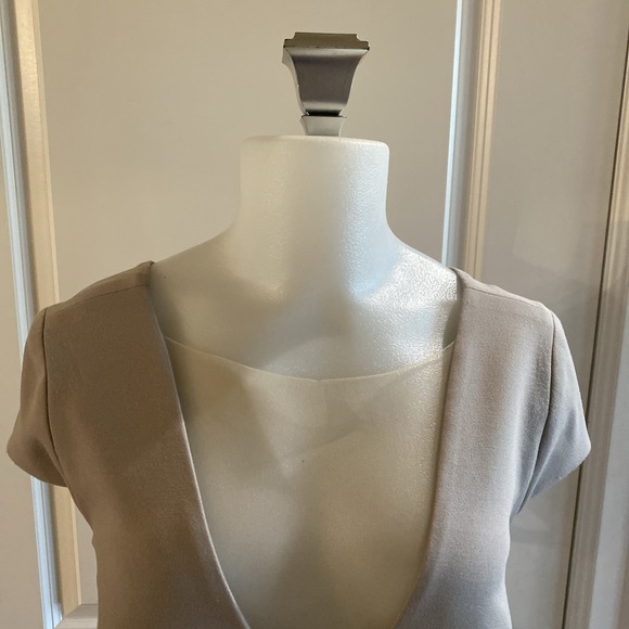 Jenny Yoo Collection Cara Cap Sleeve Plunging Bridesmaid Gown Maxi Size 12 - Picture 7 of 16